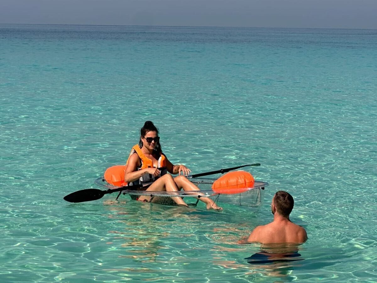 Kayaking in daymaniyat island